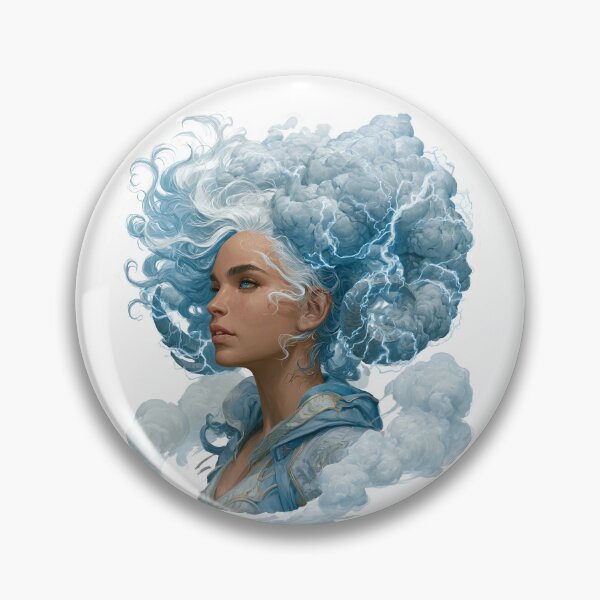 Item preview, Storm Goddess of Thunder and Clouds designed and sold by MythicMood.