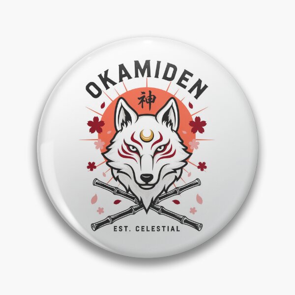 Item preview, Okamiden Celestial Wolf – Japanese Mythology Inspired Graphic designed and sold by velorea.