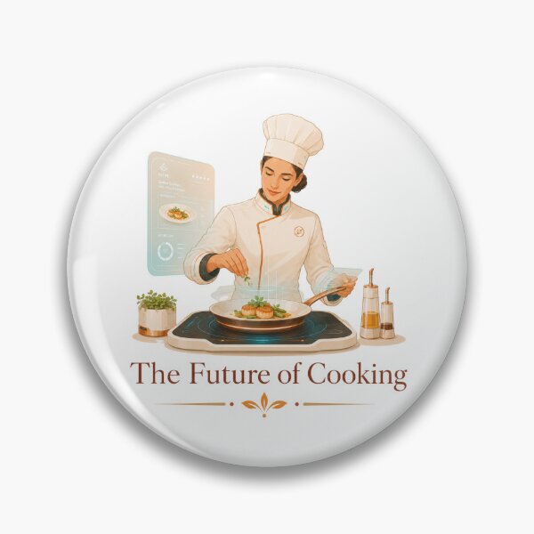 Item preview, The Future of Cooking Female Chef Design designed and sold by House of Rein.