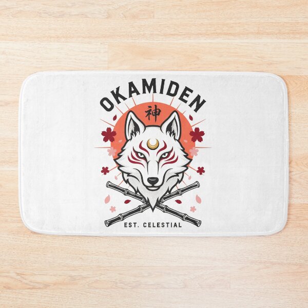 Item preview, Okamiden Celestial Wolf – Japanese Mythology Inspired Graphic designed and sold by velorea.