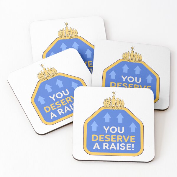 Item preview, You Deserve A Raise Inspirational Work Motivation Design designed and sold by NikBrin Prevail .