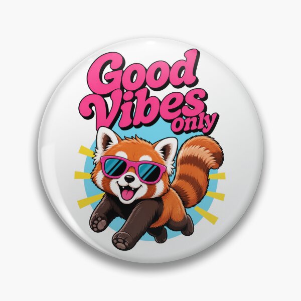 Item preview, Cute Red Panda Good Vibes Retro Animal Lover designed and sold by the-dovlat.