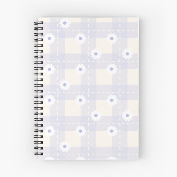 Item preview, Pastel Blue Gingham Daisy Pattern | Cute Cottagecore Floral Seamless Plaid Design designed and sold by Shivi-designs.
