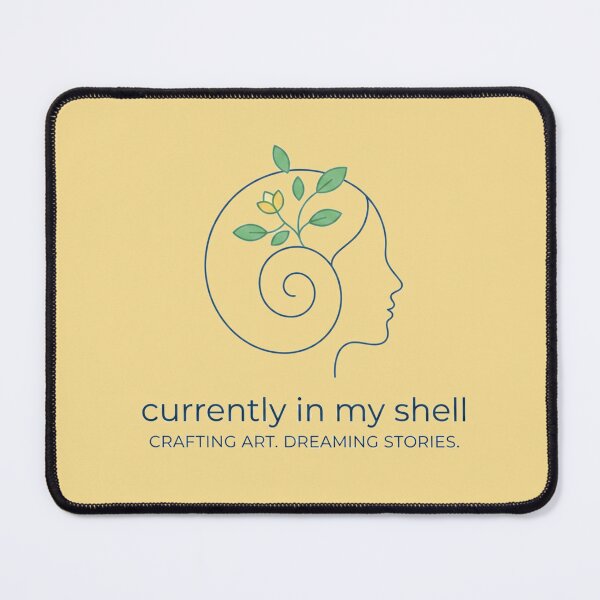 Item preview, Currently In My Shell, Crafting Art, Dreaming Stories – Introvert Dreamer Minimalist Art designed and sold by Evelashop.