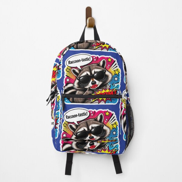 Item preview, Pop Art Cool Raccoon "Raccoon-tastic" with Sunglasses designed and sold by Natalia-Vlad.