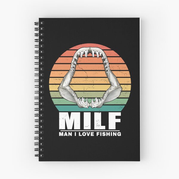 Item preview, Copy of Milf Man I love Fishing Mako shark jaw designed and sold by NicGrayGraphic.