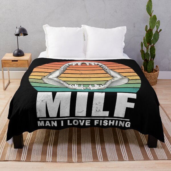 Item preview, Copia de Milf Man Me encanta pescar Mandíbula de tiburón mako designed and sold by NicGrayGraphic.