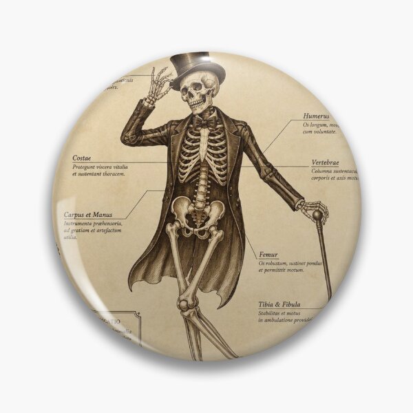 Item preview, Skeleton Vintage Naturalist Halloween Shirt | Antique Field Guide Anatomy Illustration designed and sold by SunnyDesign82.