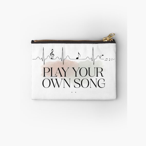 Item preview, "Play Your Own Song – Motivational Music Soundwave Design designed and sold by Midnight Veil Designs.
