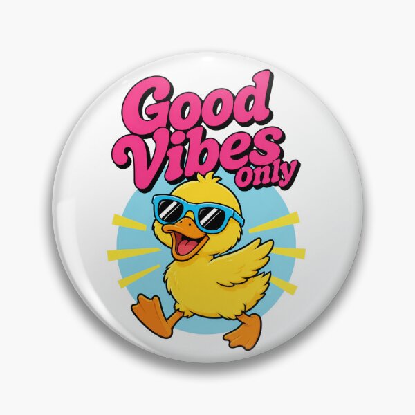 Item preview, Funny Duck Good Vibes Cute Summer Cartoon designed and sold by the-dovlat.