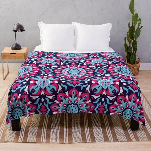 Item preview, Vibrant Boho Mandala Kaleidoscope Seamless Pattern designed and sold by mrhighsky.