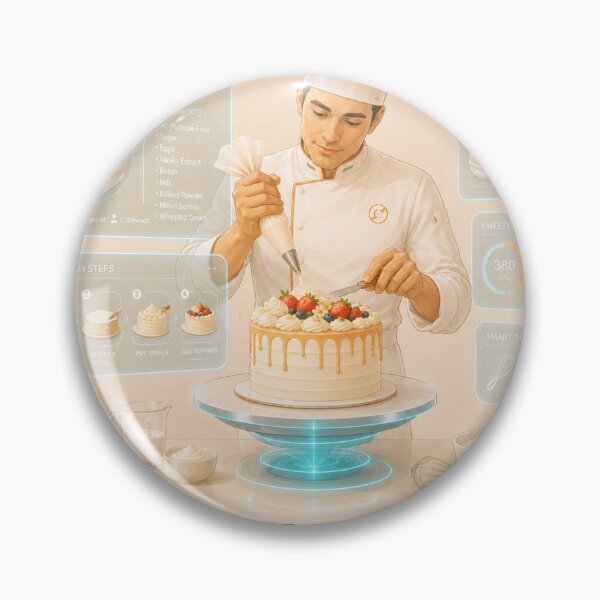 Item preview, Chef Mode 2050 Futuristic Baking Design designed and sold by House of Rein.