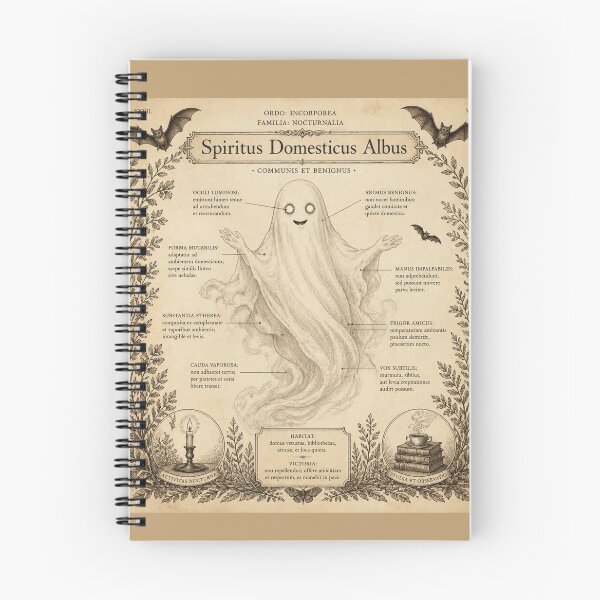 Item preview, Ghost Vintage Naturalist Halloween Shirt | Antique Field Guide Ghost Illustration designed and sold by SunnyDesign82.