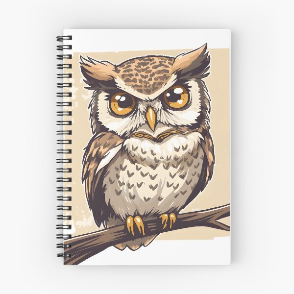 Item preview, Cute Kawaii Owl Sticker | Adorable Wise Cartoon Owl Bird Illustration designed and sold by dreamz-world.
