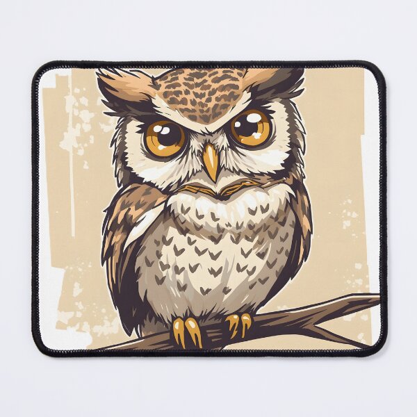 Item preview, Cute Kawaii Owl Sticker | Adorable Wise Cartoon Owl Bird Illustration designed and sold by dreamz-world.