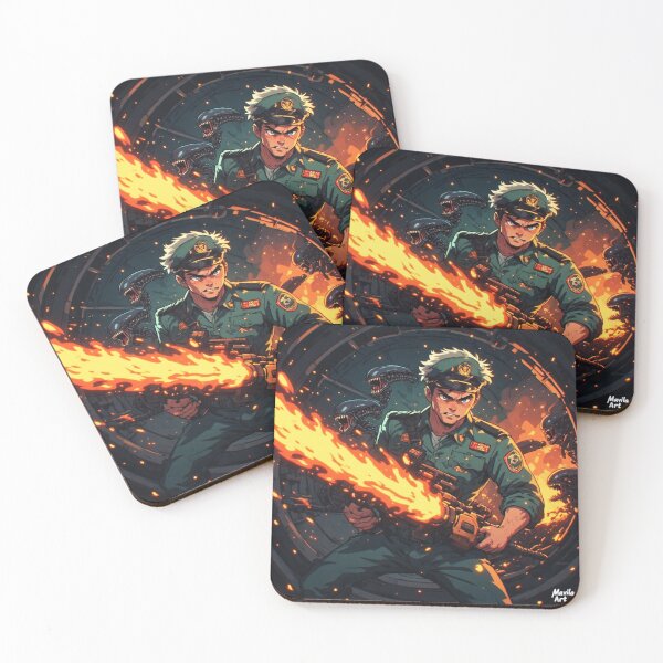 Item preview, Cyberpunk - Burning Xenomorphs Art designed and sold by JMAVILA ART.
