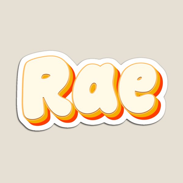 Item preview, Rae text designed and sold by Sticktle.