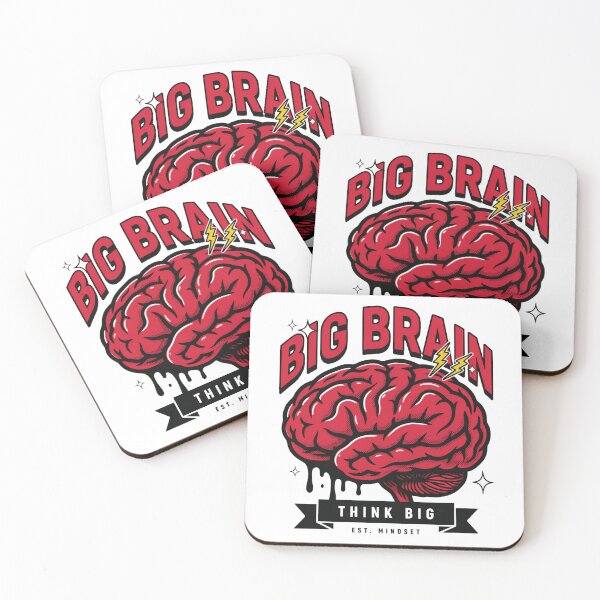 Item preview, Big Brain Think Big – Motivational Mindset Graphic Tee designed and sold by velorea.