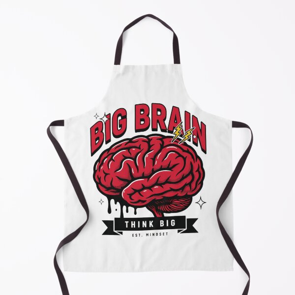 Item preview, Big Brain Think Big – Motivational Mindset Graphic Tee designed and sold by velorea.