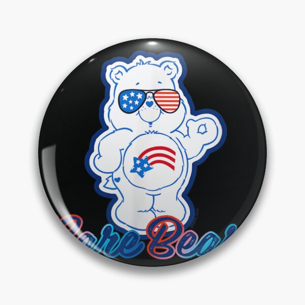 Item preview, Cute Patriotic Teddy Bear Sunglasses Patriotic Stars Circular Border designed and sold by CenaPrincoto.