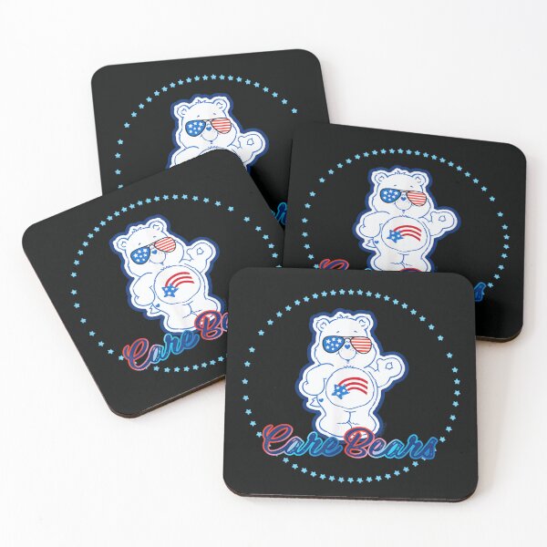 Item preview, Cute Patriotic Teddy Bear Sunglasses Patriotic Stars Circular Border designed and sold by CenaPrincoto.