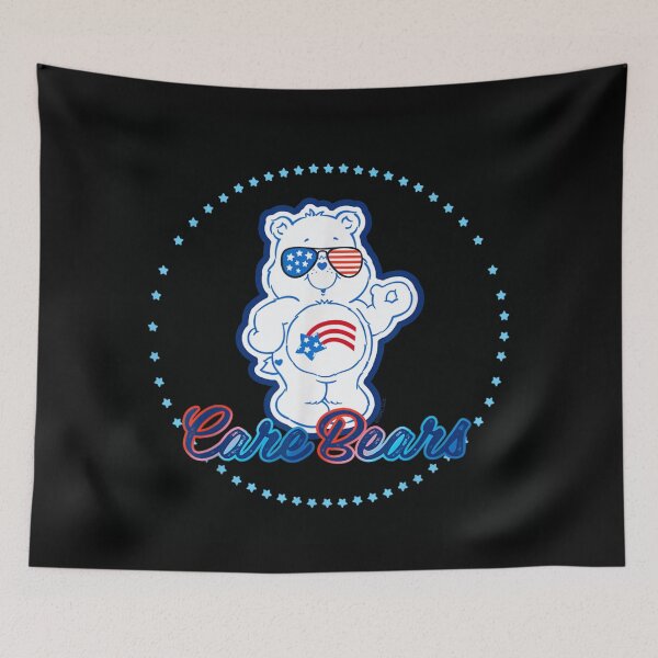 Item preview, Cute Patriotic Teddy Bear Sunglasses Patriotic Stars Circular Border designed and sold by CenaPrincoto.
