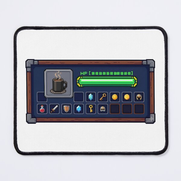 Item preview, 16Bit Retro Game Coffee Fuel Loading Bar designed and sold by cute stuff too.