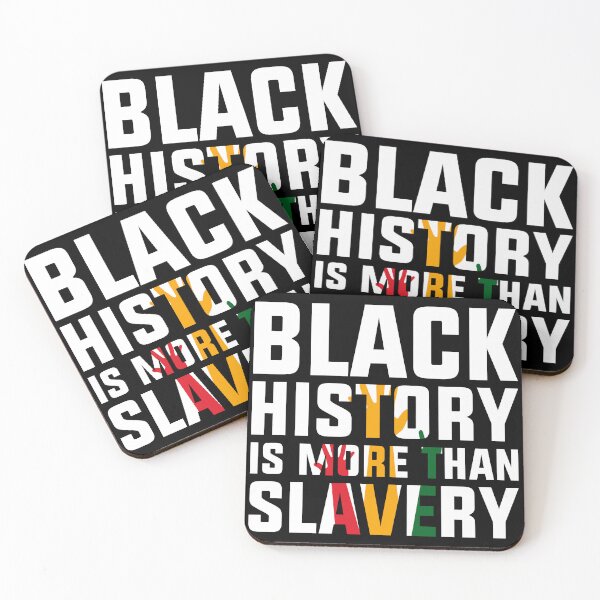 Item preview, Black History Is More Than Slavery – African American History Quote designed and sold by mdnrsakib.