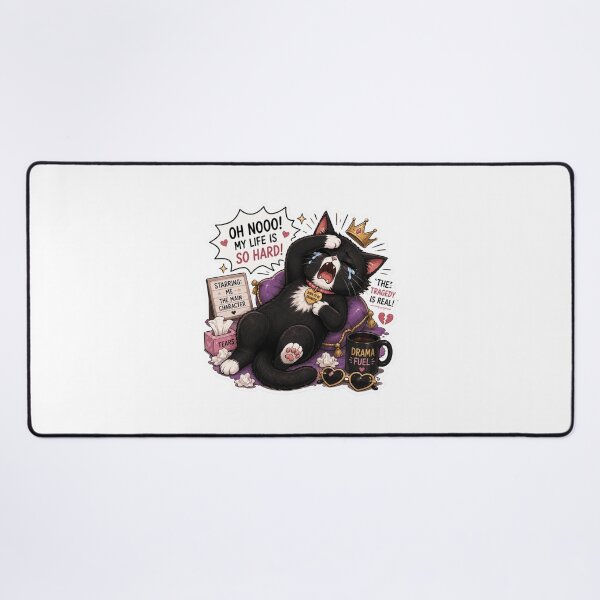 Item preview, Drama Queen Tuxedo Cat Sticker designed and sold by Designertanya.