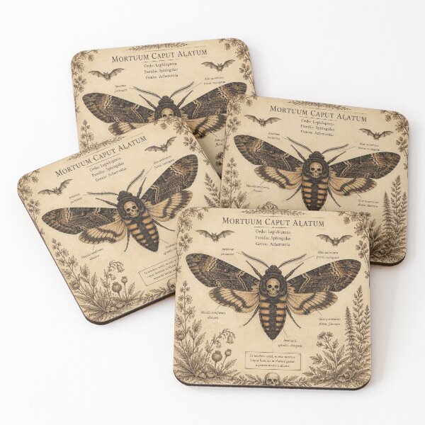 Item preview, Moth Vintage Naturalist Halloween Shirt | Antique Field Guide Moth Illustration designed and sold by SunnyDesign82.