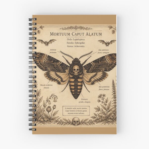 Item preview, Moth Vintage Naturalist Halloween Shirt | Antique Field Guide Moth Illustration designed and sold by SunnyDesign82.