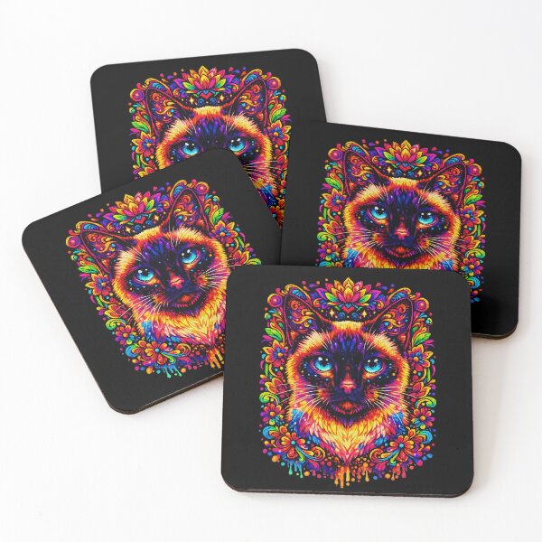 Item preview, Psychedelic Siamese designed and sold by ROCK_WELL.