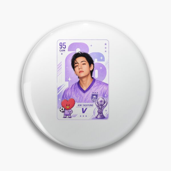 Item preview, V Soccer Card Shirt, Kim Taehyung Purple Kpop Sport Tee, BTS Fan Art Unisex Shirt, Gift For Army, Comfort Colors Shirt designed and sold by BerryHand.