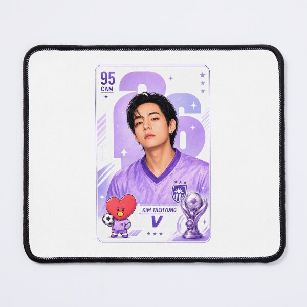 Item preview, V Soccer Card Shirt, Kim Taehyung Purple Kpop Sport Tee, BTS Fan Art Unisex Shirt, Gift For Army, Comfort Colors Shirt designed and sold by BerryHand.