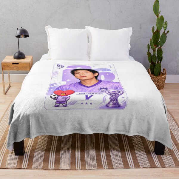 Item preview, V Soccer Card Shirt, Kim Taehyung Purple Kpop Sport Tee, BTS Fan Art Unisex Shirt, Gift For Army, Comfort Colors Shirt designed and sold by BerryHand.