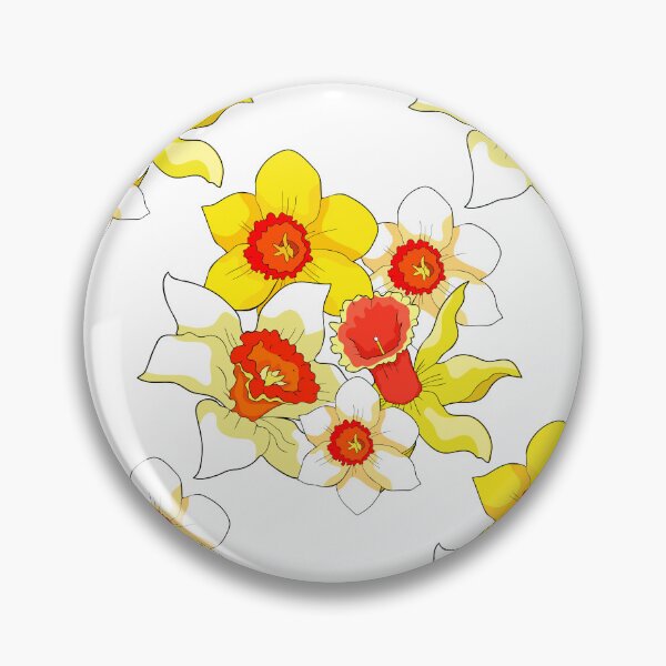 Item preview, Spring Symphony: Yellow Daffodil Flower designed and sold by OrPolly.