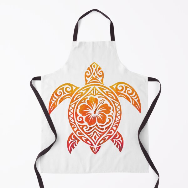 Item preview, Tribal Sea Turtle Tropical Hibiscus designed and sold by OTSC.
