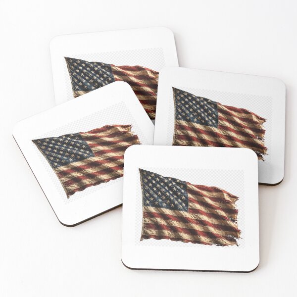 Item preview, Vintage aged American flag designed and sold by JuanDiegoAyala.