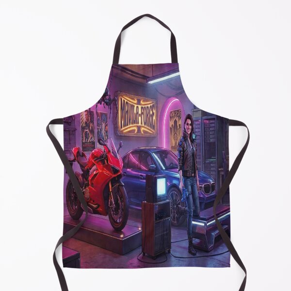 Item preview, Mavila Forge Cyberpunk Garage Cyber-Girl and Sports Cars designed and sold by JMAVILA ART.