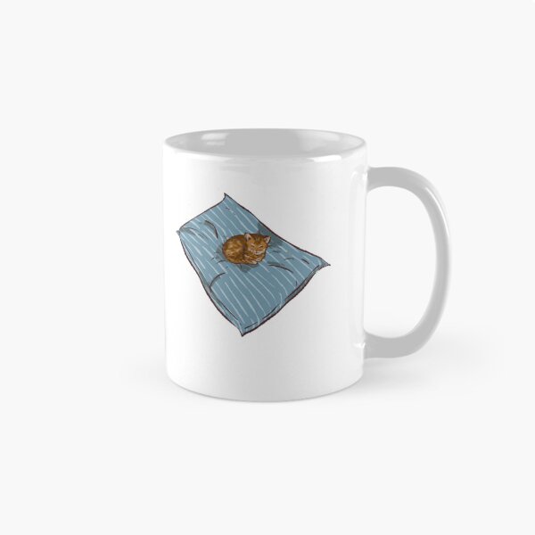 Item preview, A cute cat sitting on a bed  designed and sold by Hessah-HA.