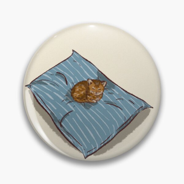 Item preview, A cute cat sitting on a bed  designed and sold by Hessah-HA.