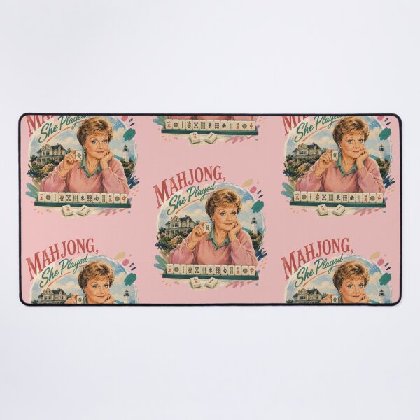 Item preview, Mahjong, She Played | Funny Murder, She Wrote Parody | Mahjong Lover Gift designed and sold by SpookyShadesLab.