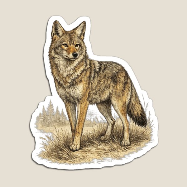 Item preview, Coyote Prairie Scout designed and sold by KrungiT Design .