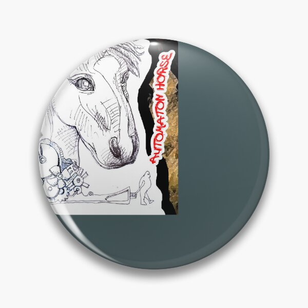 Item preview, Automaton Horse (Original Ink Drawing by ACCI) designed and sold by VanyssaGraphics.
