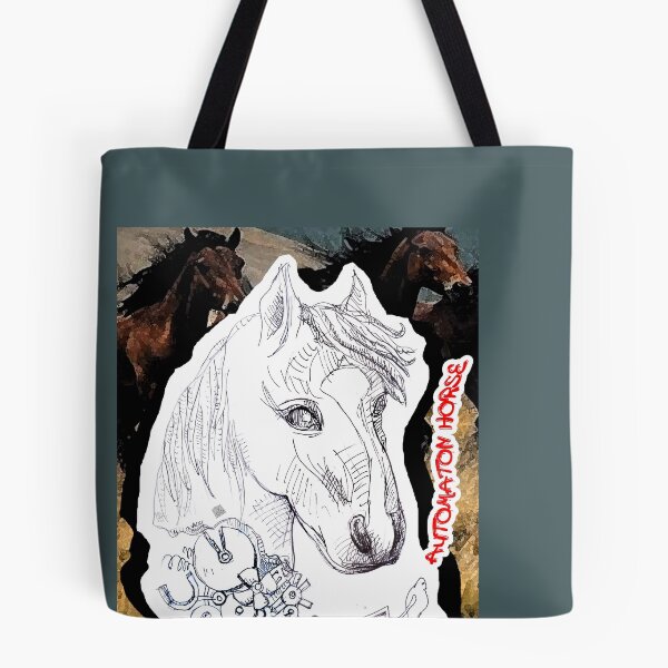 Item preview, Automaton Horse (Original Ink Drawing by ACCI) designed and sold by VanyssaGraphics.