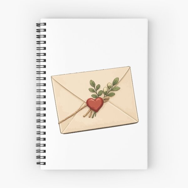 Item preview, Vintage Love Letter with Heart Seal designed and sold by RidaSalArt.