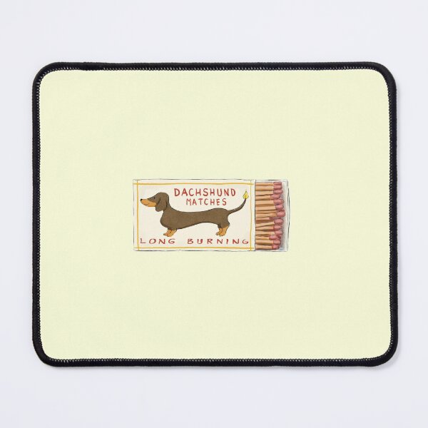 Item preview, Dachshund Matches Sticker designed and sold by rilayeshop.