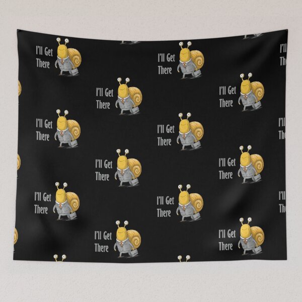 Item preview, I'll Get There Snail | Funny Motivational | Slow Success Gift designed and sold by FMproject.