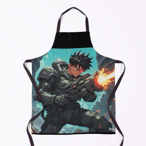 Item preview,  Saiyan Warrior - Retro Anime Sci-Fi designed and sold by JMAVILA ART.