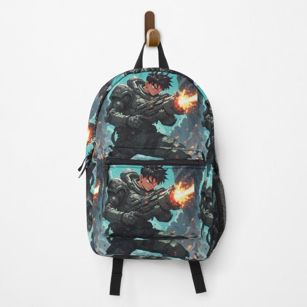 Item preview, Saiyan Warrior - Retro Anime Sci-Fi designed and sold by JMAVILA ART.